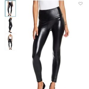 Faux Leather Stretch Leggings